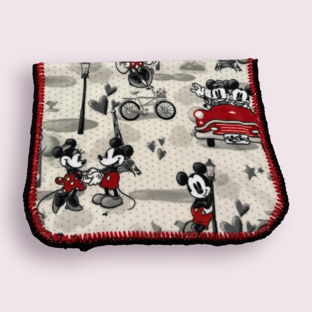 Disney Mickey Minnie Baby Blanket Fleece Stroller Throw 35x21